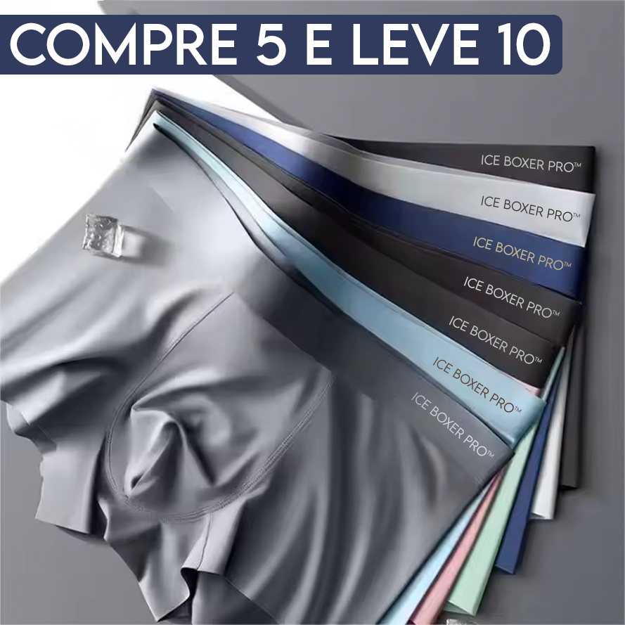 Fresh Boxer™ - Cueca de Seda Térmica - [COMPRE 5, LEVE 10]
